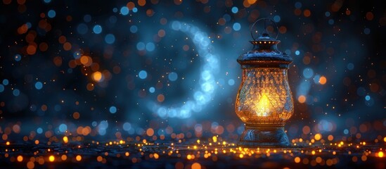 Ramadan abstract lantern - obrazy, fototapety, plakaty
