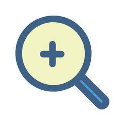 Zoom icon on a Transparent Background 