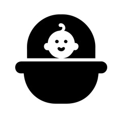 Baby icon on a Transparent Background