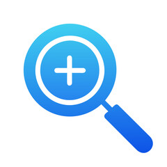 Fototapeta premium Zoom icon on a Transparent Background 