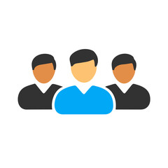 Fototapeta premium People icon on a Transparent Background