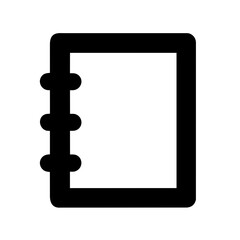 Paper document notes icon on a Transparent Background
