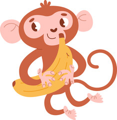Monkey Holding Banana