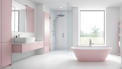 modern bathroom interior