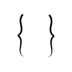 curly brackets symbol