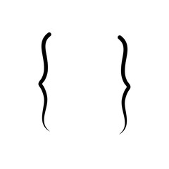 curly brackets symbol