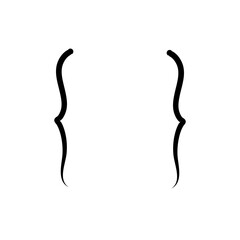 curly brackets symbol