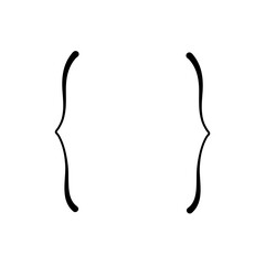curly brackets symbol
