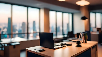 Office, business, table, computer, chair, work, indoor, background, wallpaper, HD