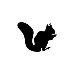Squirrel Silhouette Illustration