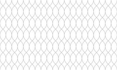 Vertical grey curvy line seamless pattern. Vector Repeating Texture.