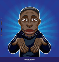 Khaby Lame Vector Art