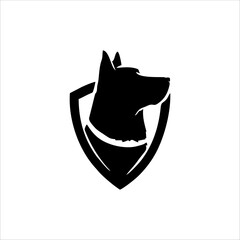 Print dog logo design for your brand identity