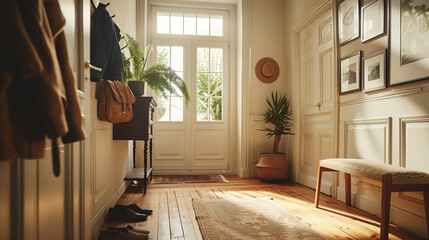 Mid-Century Modern Hallway
