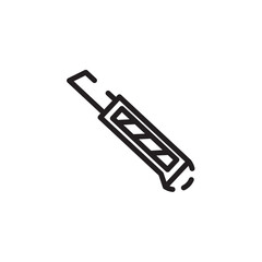 Build Cutter Fabric Line Icon