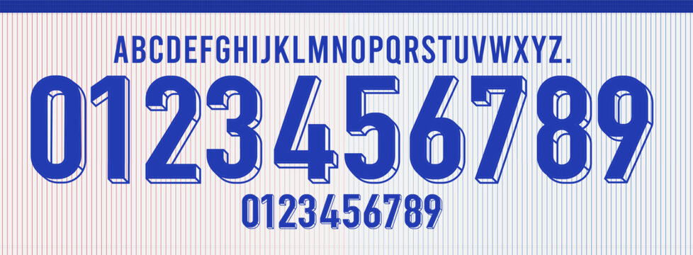 new font vector team Europe national team 2024, kit sport style font. football style font with lines and points inside, sports style letters and numbers for soccer team