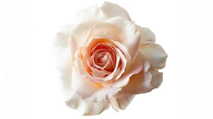 rose isolated on white background  ,Generative ai, 