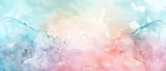 gentle pastel watercolor wash background perfect for adding text or as a standalone piece of art