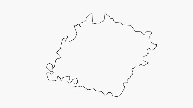 Ibb map sketch of Yemen