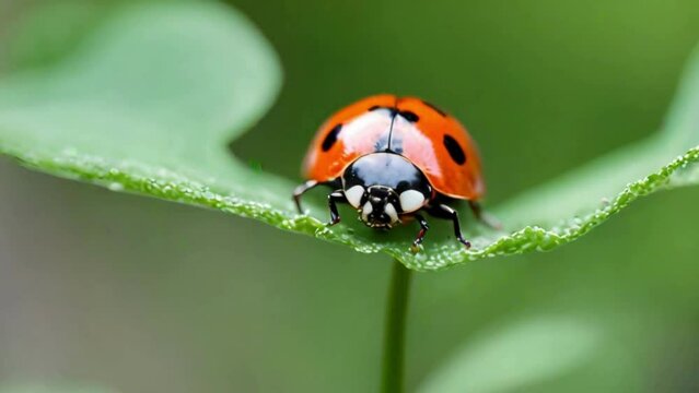 ladybug on a leaf