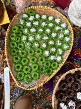 Malaysia popular assorted sweet dessert or simply known as kueh or kuih during iftar or fasting month