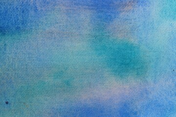 Abstract colorful watercolor painting as background, top view