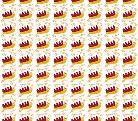 Colorful cute animal icons and backgrounds with patterns vintage illustrations in geometric shape