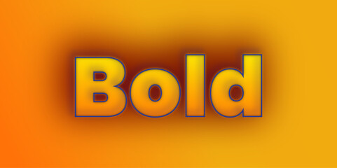 Bold background text effect. Editable text effect