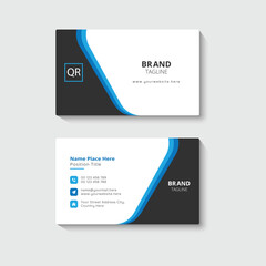 Clean professional business card template