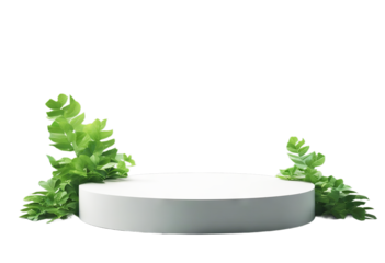 3d podium presentation color product splay Copy green background space leaves abstract clean nature poduim three-dimensional abstract advertising background banner blank business cosmetic decoration