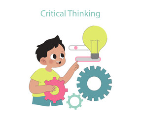 Critical Thinking concept.