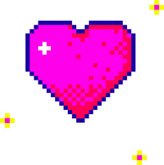 Pixelated Arcade Heart