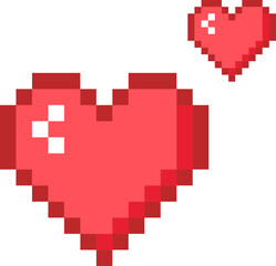 Pixelated Arcade Heart