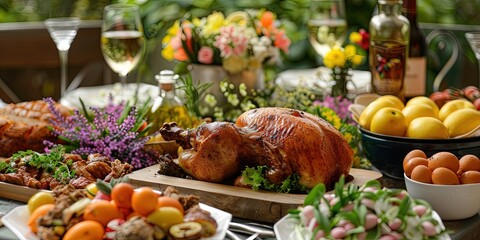 Easter dinner traditional meal