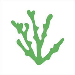 Algae plant abstract vector element
