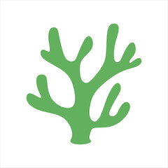 Algae plant abstract vector element