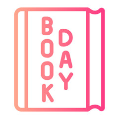 book gradient icon