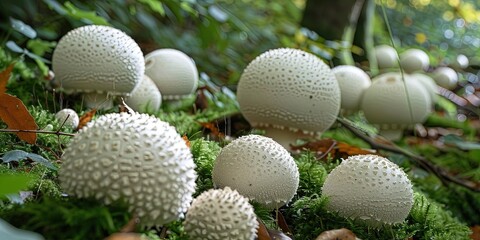 Giant puffball Mushrooms