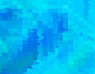 青い幾何学模様の背景　アブストラクト背景イラスト