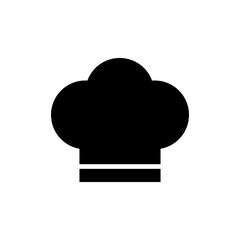 Chef hat icon. Culinary headwear symbol. Professional cook uniform. Kitchen staff representation. Vector illustration. EPS 10.