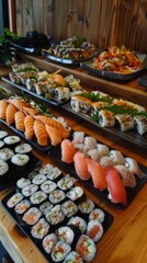 Sushi selection that celebrates the variety and richness of the ocean