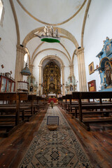 Fototapeta na wymiar Basilica of Santo Cristo de Bonanza in the fishing and tourist town of Pasaia in the Province of Guipúzcoa in March 2024
