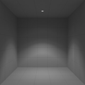 【3DCG】照明器具の配光測定ボックス
