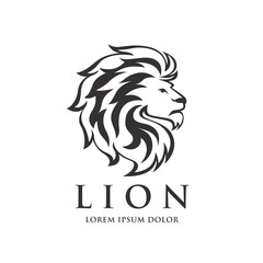Lion logo vector graphic design