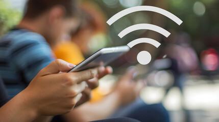 Convenient internet usage is promoted by free WiFi systems.