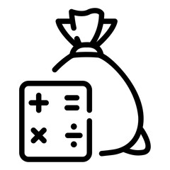 budget Line Icon