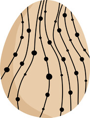 Black line and dot on eater egg