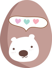 teddy in love on eater egg