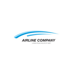 Airlines logo template graphic design