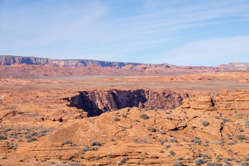 Fototapeta na wymiar Iconic Desert Scene, Majestic Desert Panorama, grand canyon national park